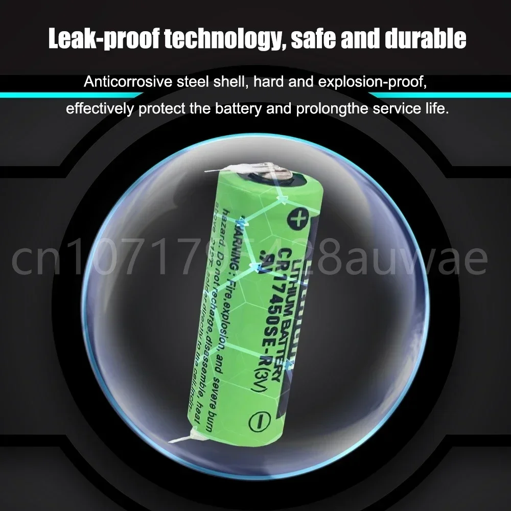 10 шт. новый CR17450SE-R (3 В) CR17450 CR17450SE с ножкой инструментальное оборудование литиевая