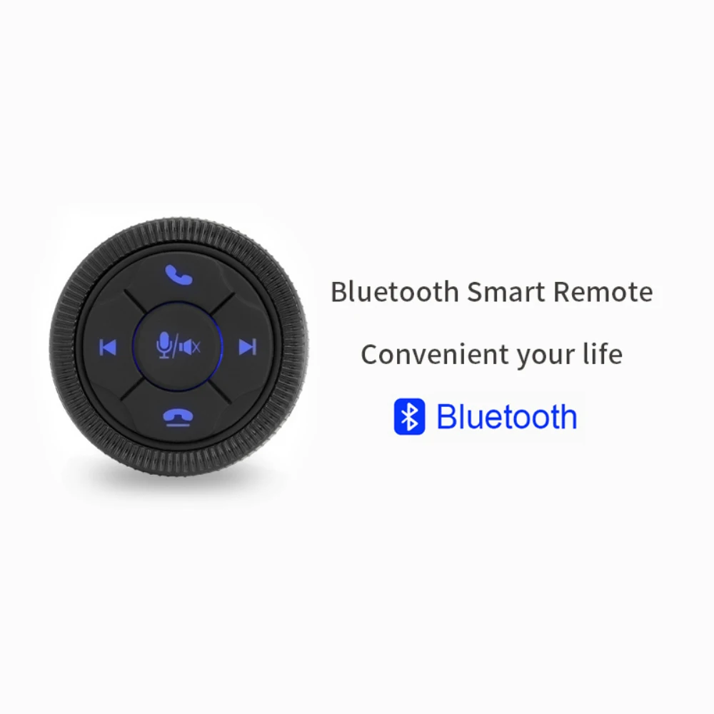 

Universal Wireless Bluetooth Button Remote Controller For IOS Android Phone Car Multimedia Player Radio Music Button Controller