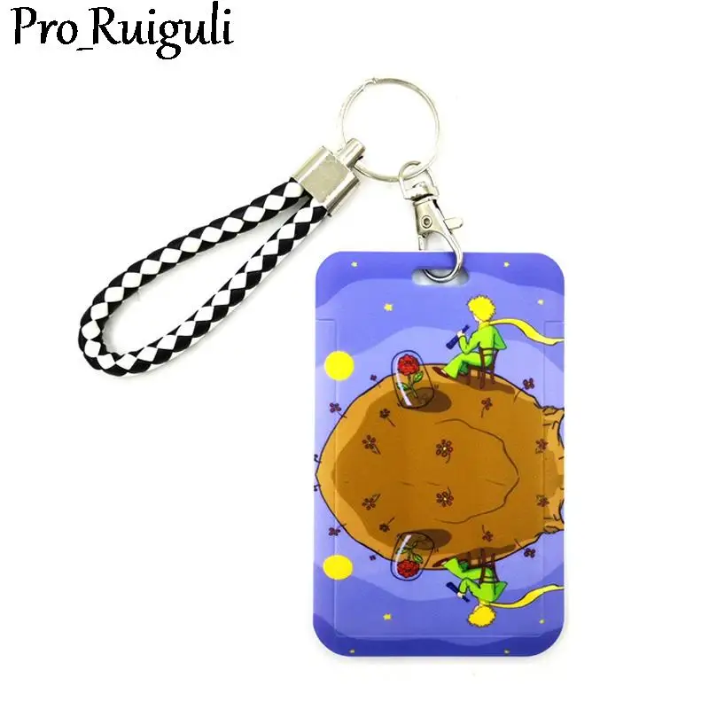 

Little prince Van Gogh Fashion Lanyard ID Badge Holder Bus Pass Case Cover Slip Bank Credit Card Holder Strap Card Holder