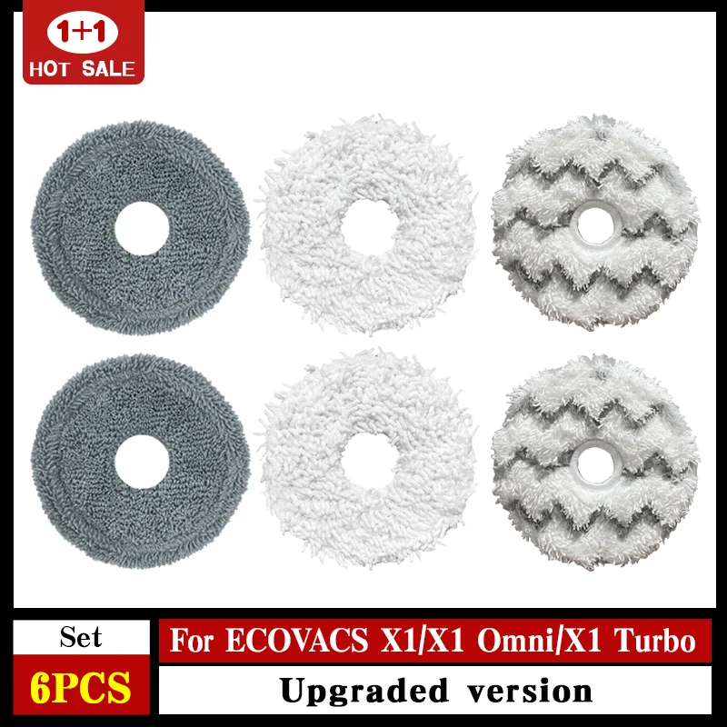 For Ecovacs deebot x1 omni mop cloth parts Robot vacuum cleaner X1TURBO Main side brush HEPA filter Rag Replacement Accessories