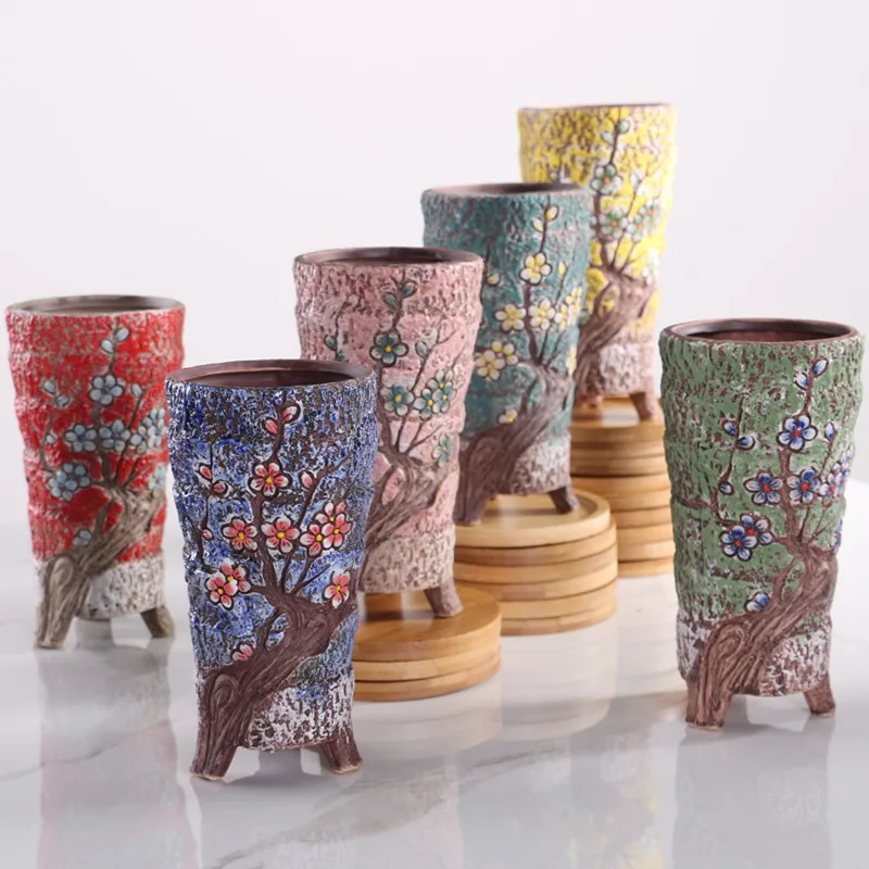 

Украшение для дома и сада, уличный плантатор для суккулентов, цветочный горшок, декоративная керамическая фотография, Современная ваза, дек...