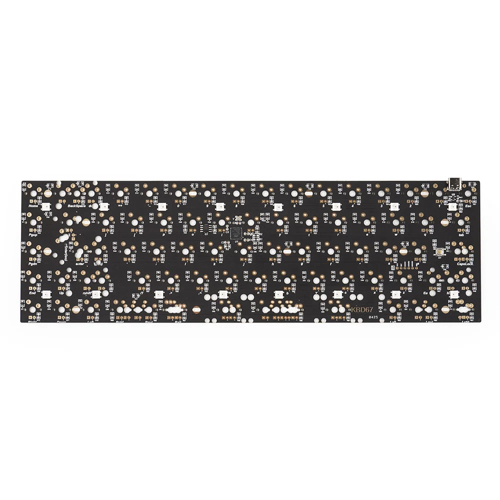65% механическая клавиатура PCB Plate QMK Type-c программируемая плата высоковольтного