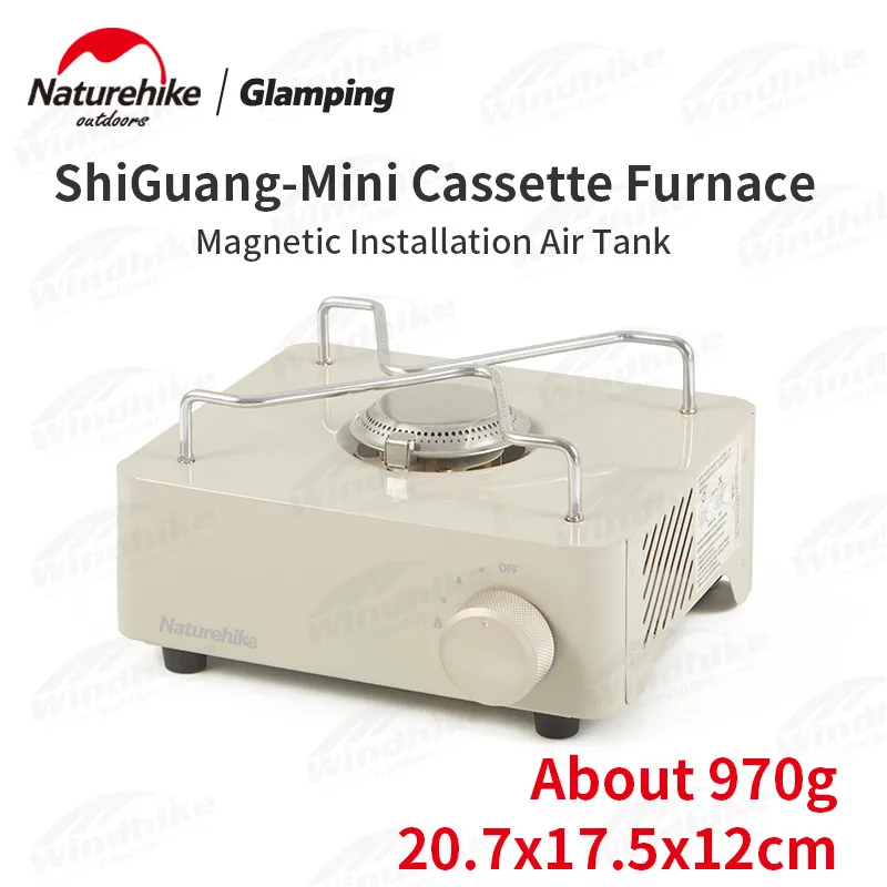 Naturehike Camping Gas Stove MINI Cassette Furnace Outdoor Camping Supplies Cooker 970g Portable Cooking Stove BBQ Picnic Burner