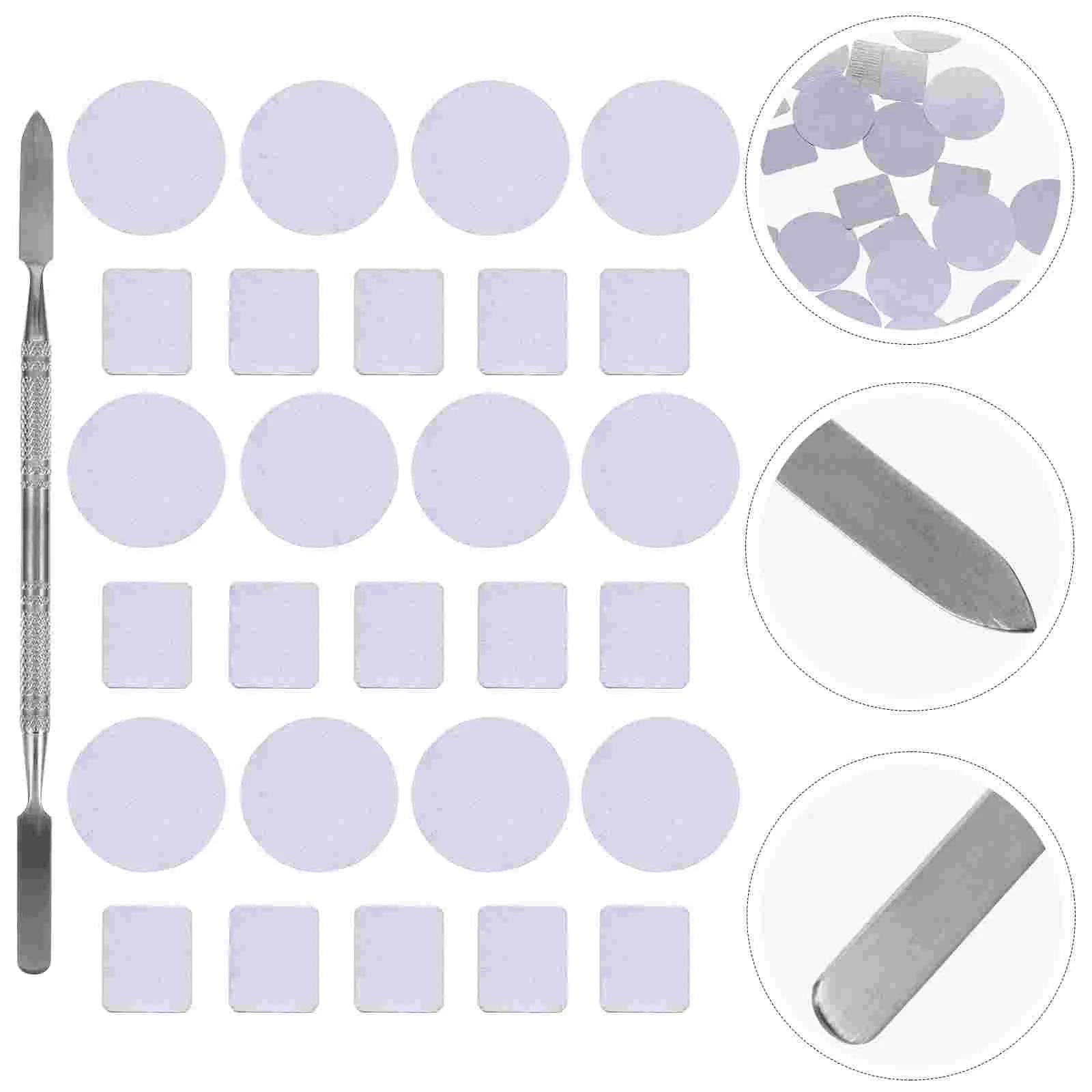 56pcs Empty Magnetic Palettes Metal Stickers for Eyeshadow Pan Makeup Tool Magnets Palettes