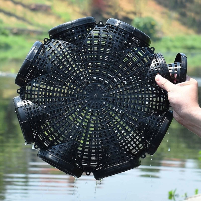 

Folding Crayfish Catcher Casting Fish Network Crab Crayfish Shrimp Smelt Eels Traps Mesh For Fishing Net Tackle Cage