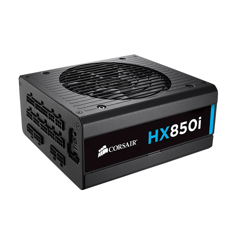 

HX850i Full Module Silent Desktop Power Supply 80plus Platinum Certification with cables new in box
