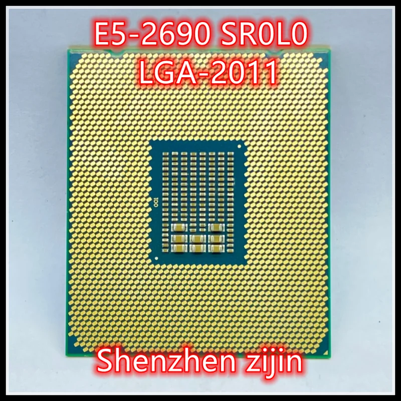 E5 2690 телефон восемь ядер 2 9G SR0L0 C2 LGA2011 CPU 100% рабочий процессор для настольного ПК