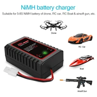 upgrade htrc n8 110 240v 2a 20w ac 2 8s nimhnicd compact battery charger for rc car drone boat model accessories black 2022
