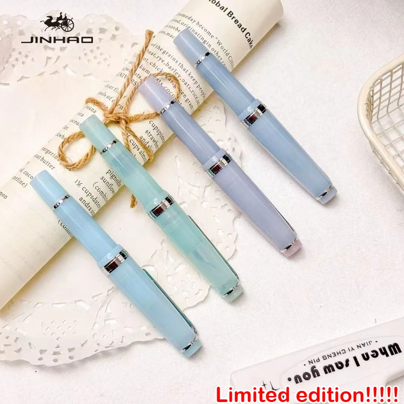 Фото Ручка-фонтан JINHAO 82 MINI, лимитированная серия, 9 новых цветов, перья EF/F/M/Bent, для каллиграфии, школьные и офисные принадлежности, канцтовары №5
