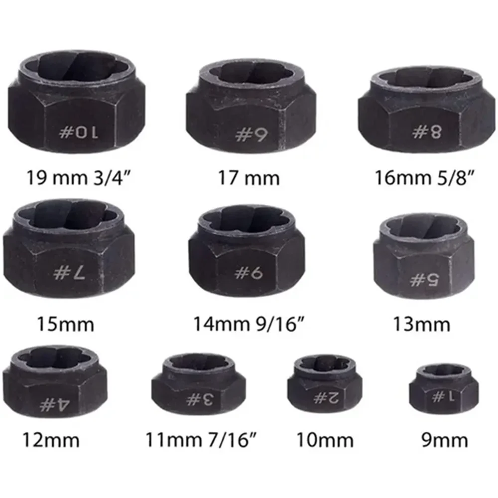 10 шт./компл. инструмент для снятия гайки болта автомобильный набор инструментов