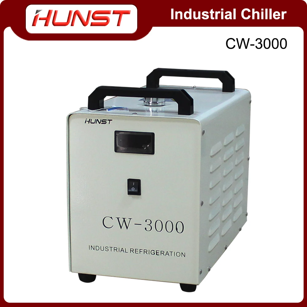 Hunst Industrial Chiller CW3000 Suitable For 30W ~ 80W Laser Tube CO2 Laser Cutting Engraving Machine Water Chiller