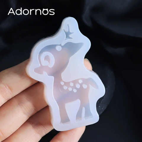 Силиконовая форма ADORNOS Xmas Elks для эпоксидной смолы