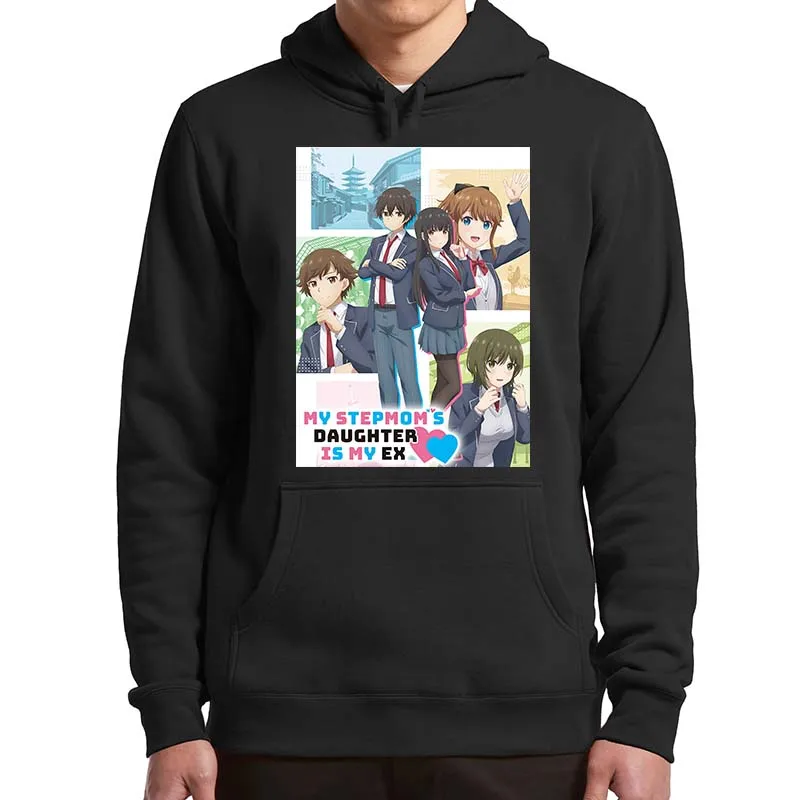 

My Stepmom's Daughter Is My Ex Hoodies Comedy Anime Manga Fans Hooded Sweatshirt Casual Unisex Oversized Pullovers