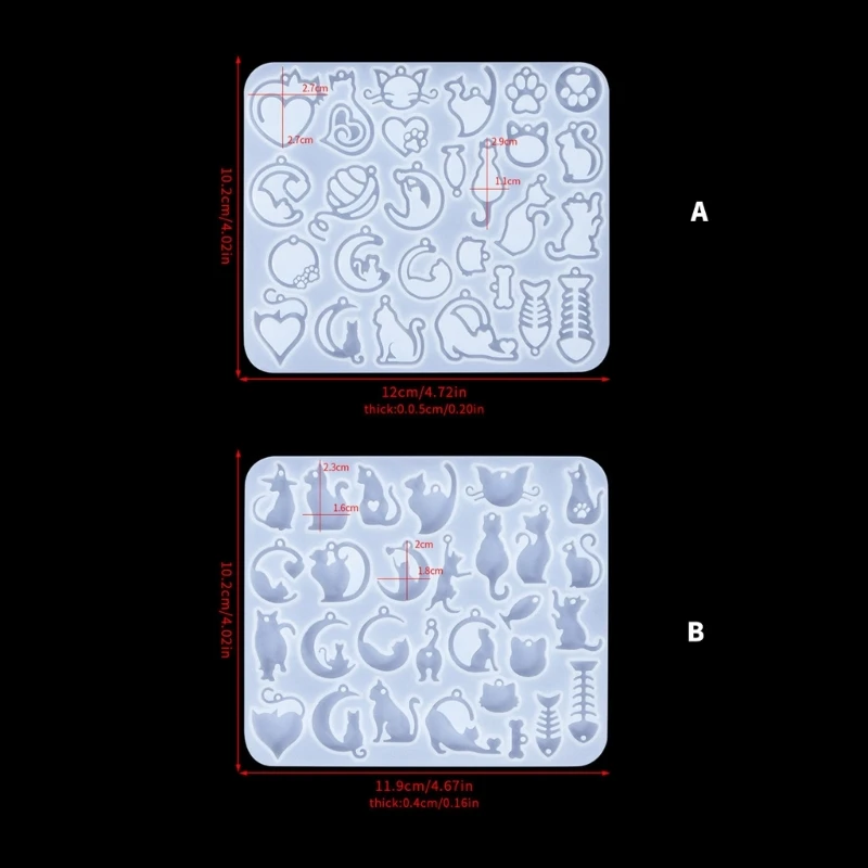 Силиконовые формы для рукоделия идеально подходят ожерелья и сережек