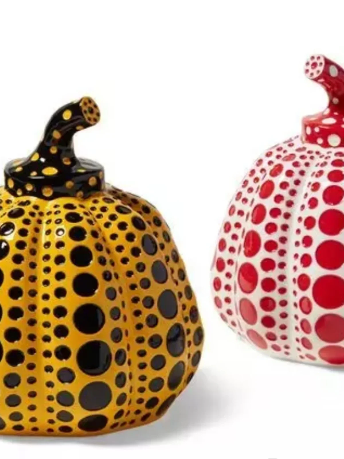 Фото Kusama Yayoi статуя тыквы японское искусство волнистая точка тыквенная скульптура современные изделия из смолы офисный домашний декор интерьера подарки №5