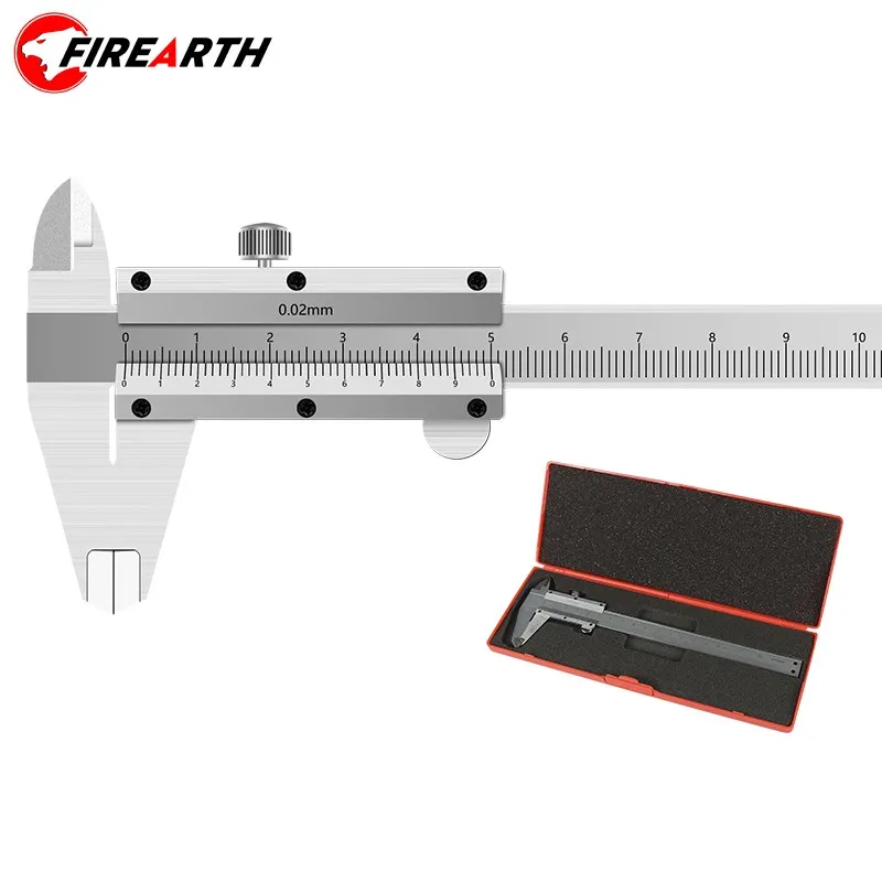 

0-150mm Stainless Steel Vernier Caliper Accuracy 0.02mm Digital Metric Mircometer Gauge Ruler Measuring Instruments Tools
