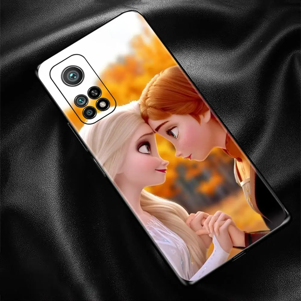 Elsa Anna Princess Silicone Case For Xiaomi Mi 12 10 10T Pro 5G 12X 11 Note 8 A2 Lite 9 SE 9T CC9E Soft Cover |