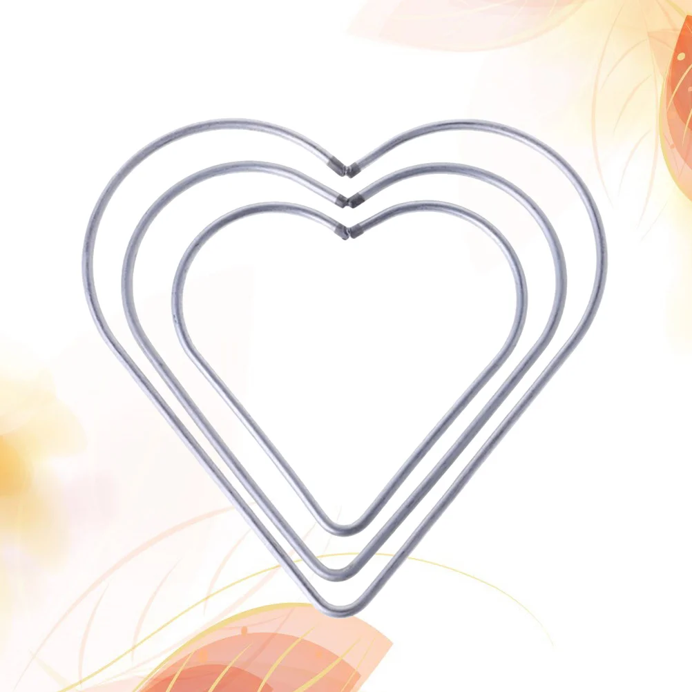 

3 Pcs Dreamcatcher Loving Heart Dream Catcher Heart Rings Heart Dream Catcher Rings Dreamcatcher Hoops Metal Dream Catcher Rings