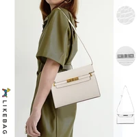 2022 luxury handbags gentle woman shoulder bags fashion all match pu leather messenger bag office women bag summer