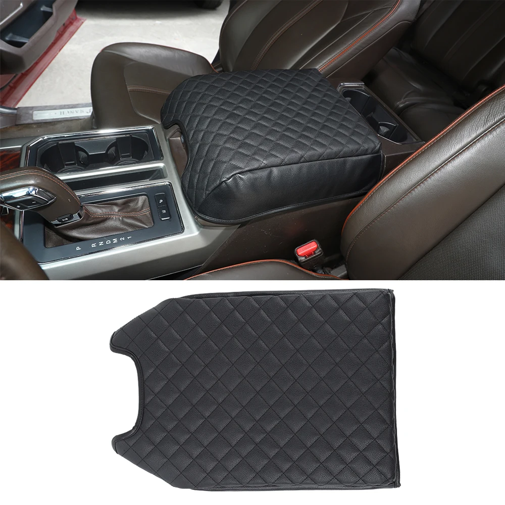 

Car Center Console Armrest Cushion Protection Leather Cover for Ford F150 2015 2016 2017 2018 2019 2020 2021 2022 Accessories