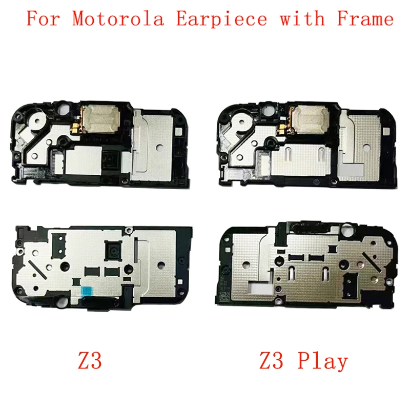 

Earpiece Speaker with Chassis Cover Frame For Motorola Moto Z3 Z3 Play Earpiece Module with Frame Repair Parts