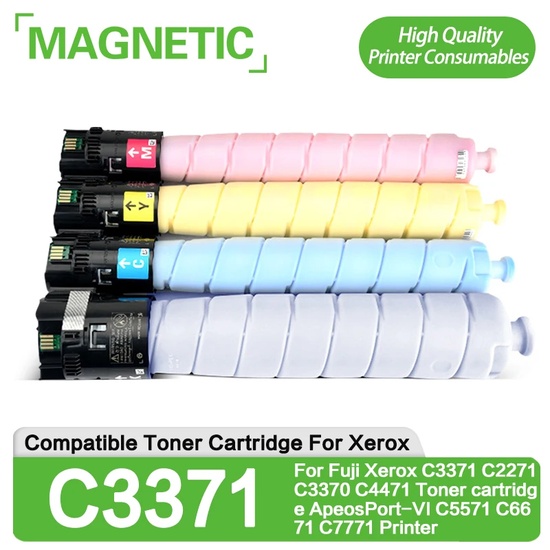 

New Compatible For Fuji Xerox C3371 DocuCentre-VI C2271 C3370 C4471 Toner cartridge ApeosPort-VI C5571 C6671 C7771 Printer