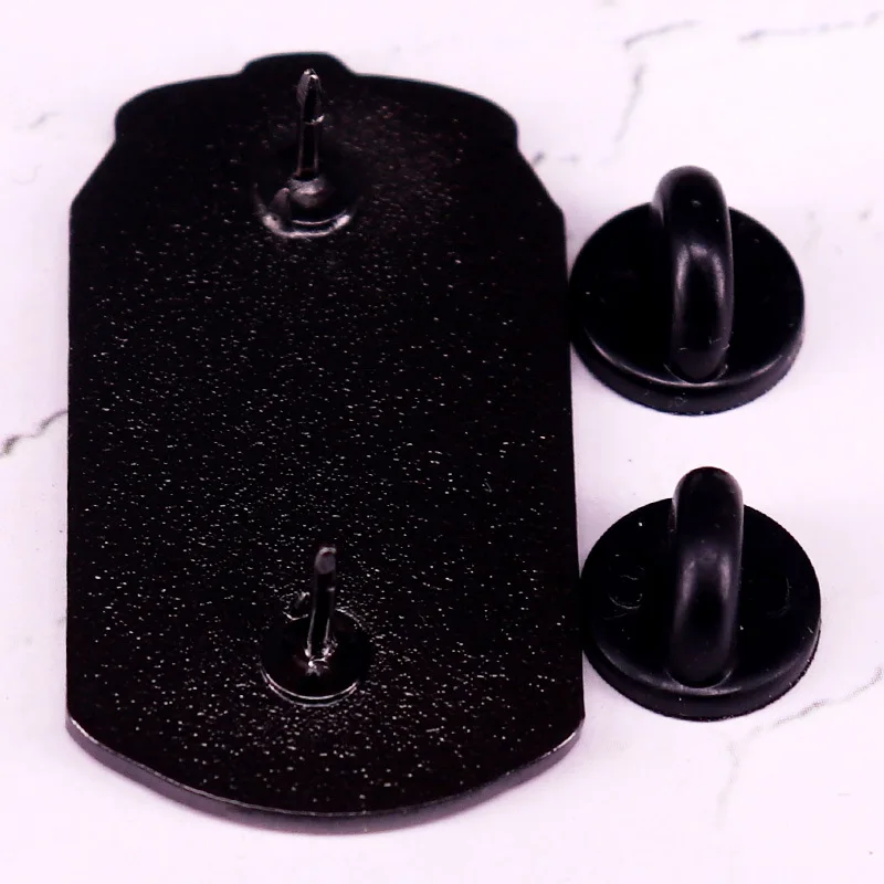 Мультяшные Броши C5101 Anxietea в виде черепа для одежды эмалированные булавки булавка