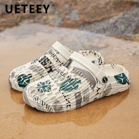 slippers summer trend mens hollow shoes non slip slides outdoor wear breathable sandals drive camouflage casual beach sandals