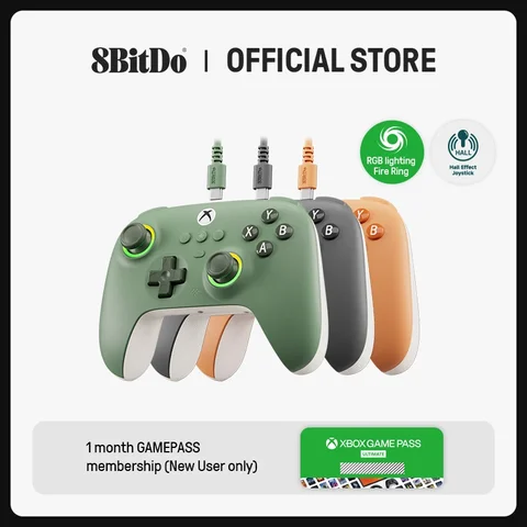 8BitDo Ultimate C проводной геймпад для Xbox с RGB подсветкой
