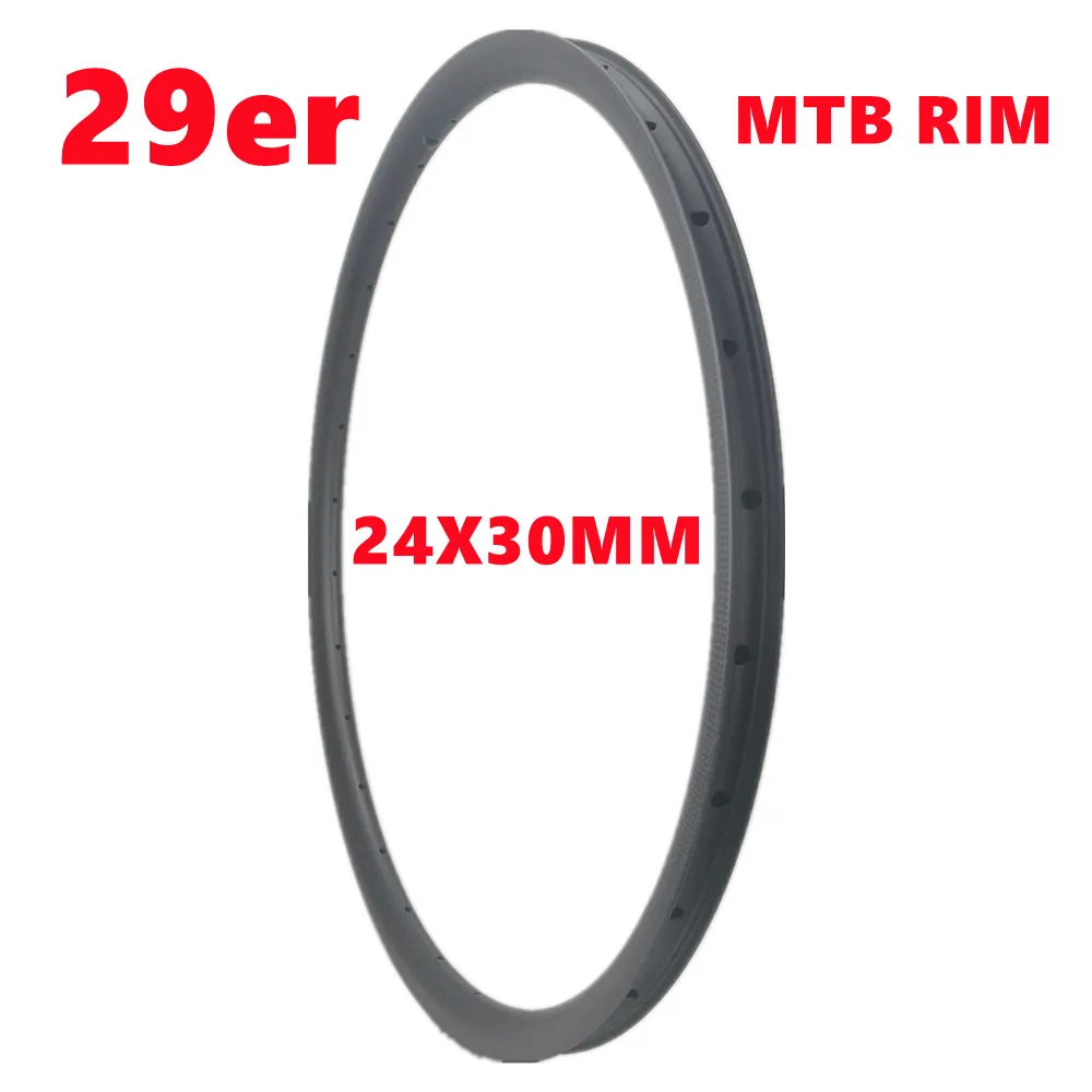 

Matte UD 32H MTB Carbon Rim 24mm Depth 30m Width Asymmetric XC 29er Bike Rim 24x30 MTB Bicycle Wheel Rim UD Matte 28 Spoke Holes