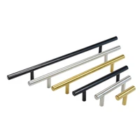 4 24 stainless steel handles diameter 10mm kitchen door cabinet t bar straight handle pull knobs furniture hardware