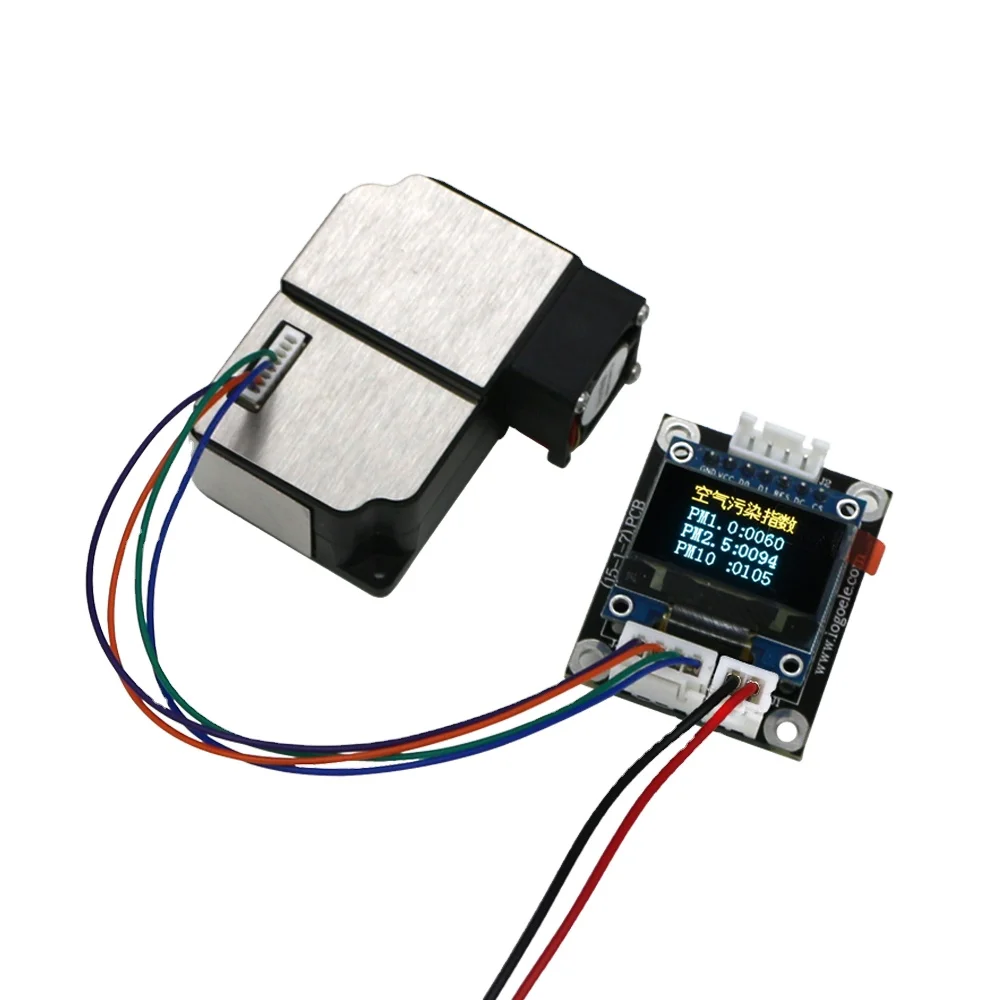 

LCD show real-time detect dust particle Indoor Outdoor Air Quality PM2.5 laser sensor for pm10 or pm25 or PM1.0