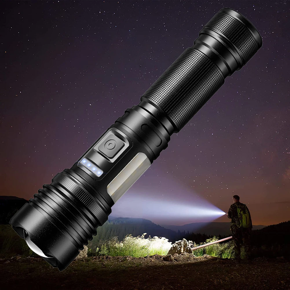 

Фотовспышка, телескопическая портативная фотовспышка из алюминиевого сплава, мощная фотовспышка, USB Type-C, водонепроницаемая Зарядка для активного отдыха, походов, рыбалки