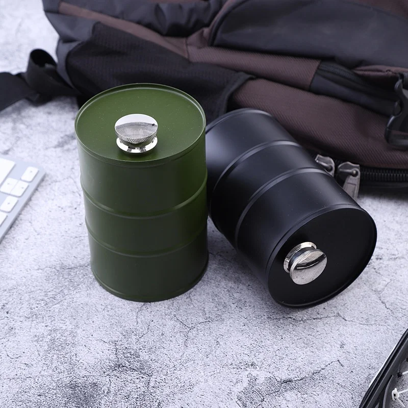 

Stainless Steel Water Bottle Portable Outdoor Small Water Bottle Mini Water Bottle Bucket Oil Bucket Water Bottle