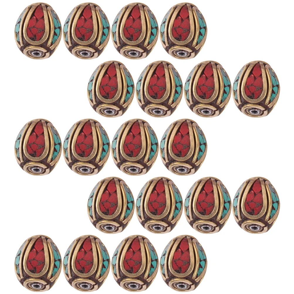 20 шт. подвеска из бусин Будды ручной работы сделай сам прокладка с маленьким