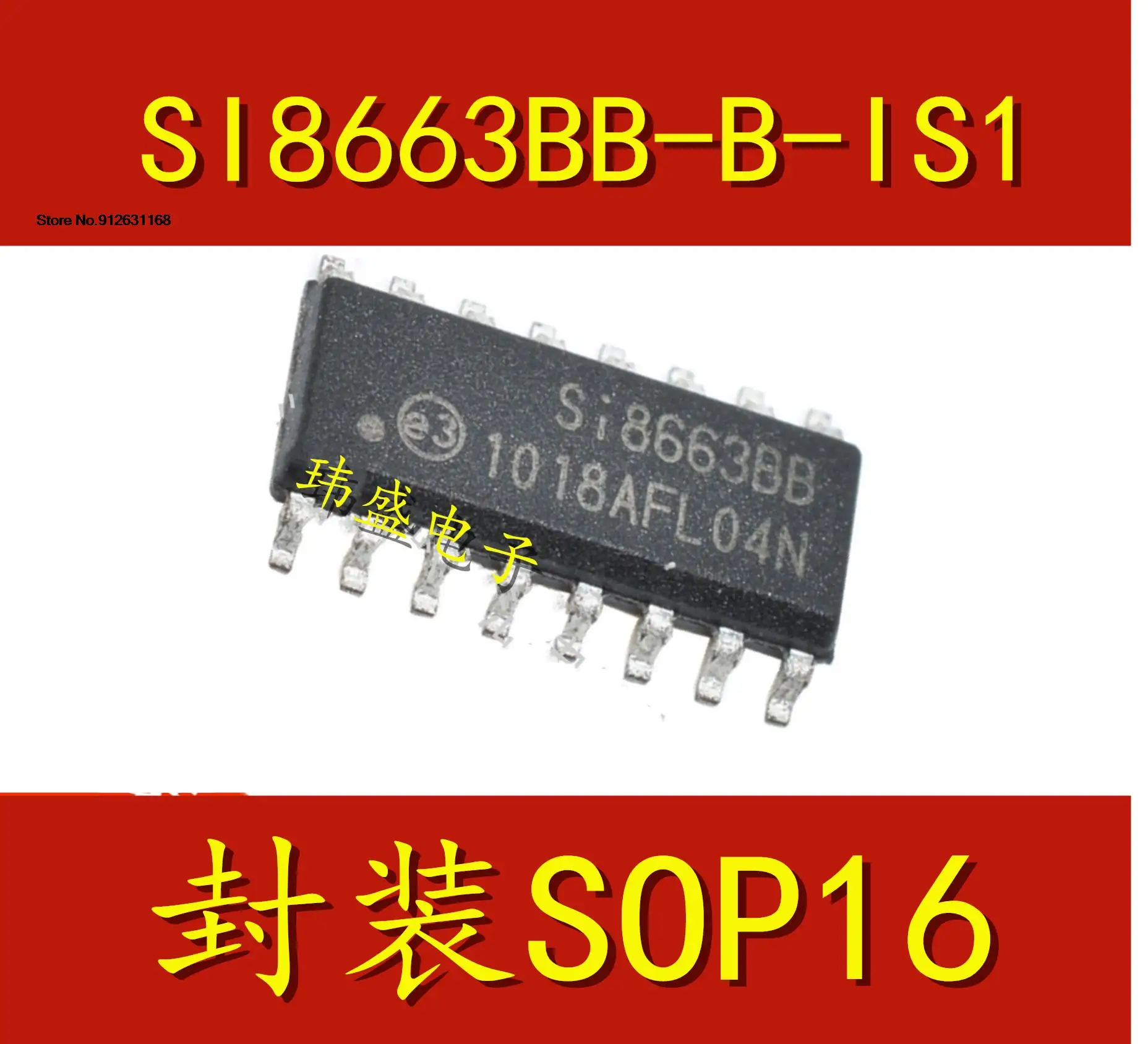SI8663BB-B-IS1RDGTL ISO 2.5KV GEN PURP 16SOIC