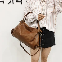 europe and the united states 2022 new one shoulder messenger casual dumplings big bag ladies simple soft leather handbag women
