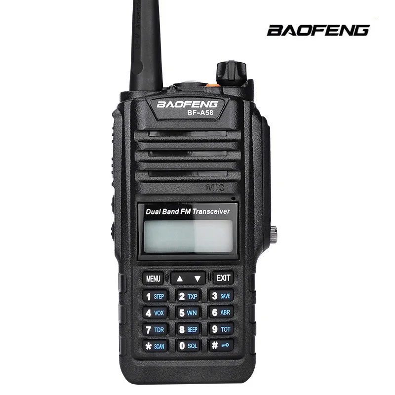 Baofeng BF-UVA58 High-power Waterproof Hand-held Walkie-talkie with Dual Frequency and Dual Display enlarge