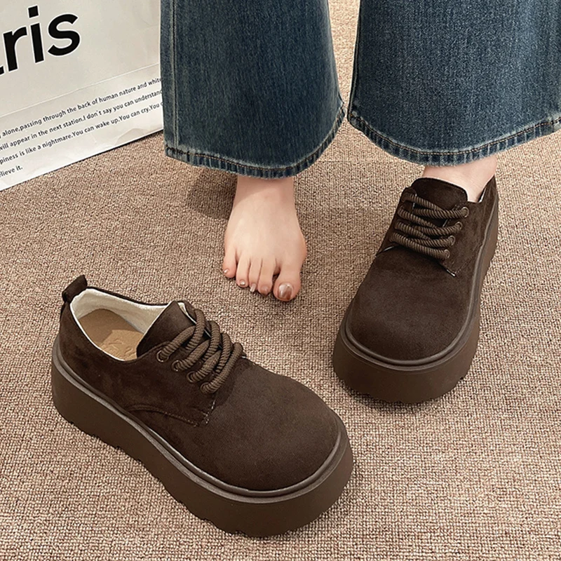 Женские зимние ботильоны на плоской подошве и платформе зимняя замшевая обувь