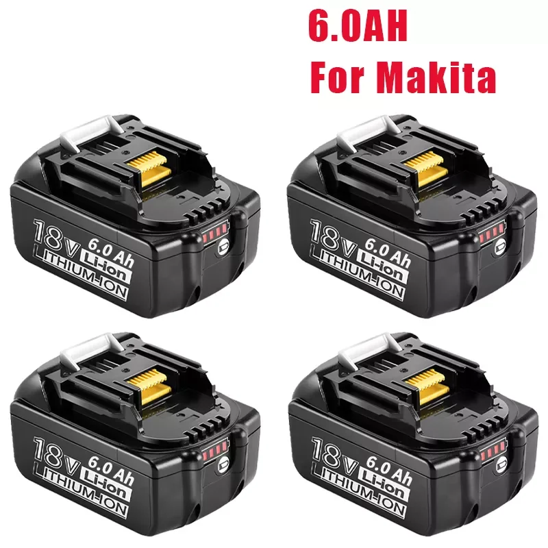 

Сменный аккумулятор для Makita 18 в, 6,0 Ач, BL1830, BL1850, BL1840, BL1845, BL1815, BL1860