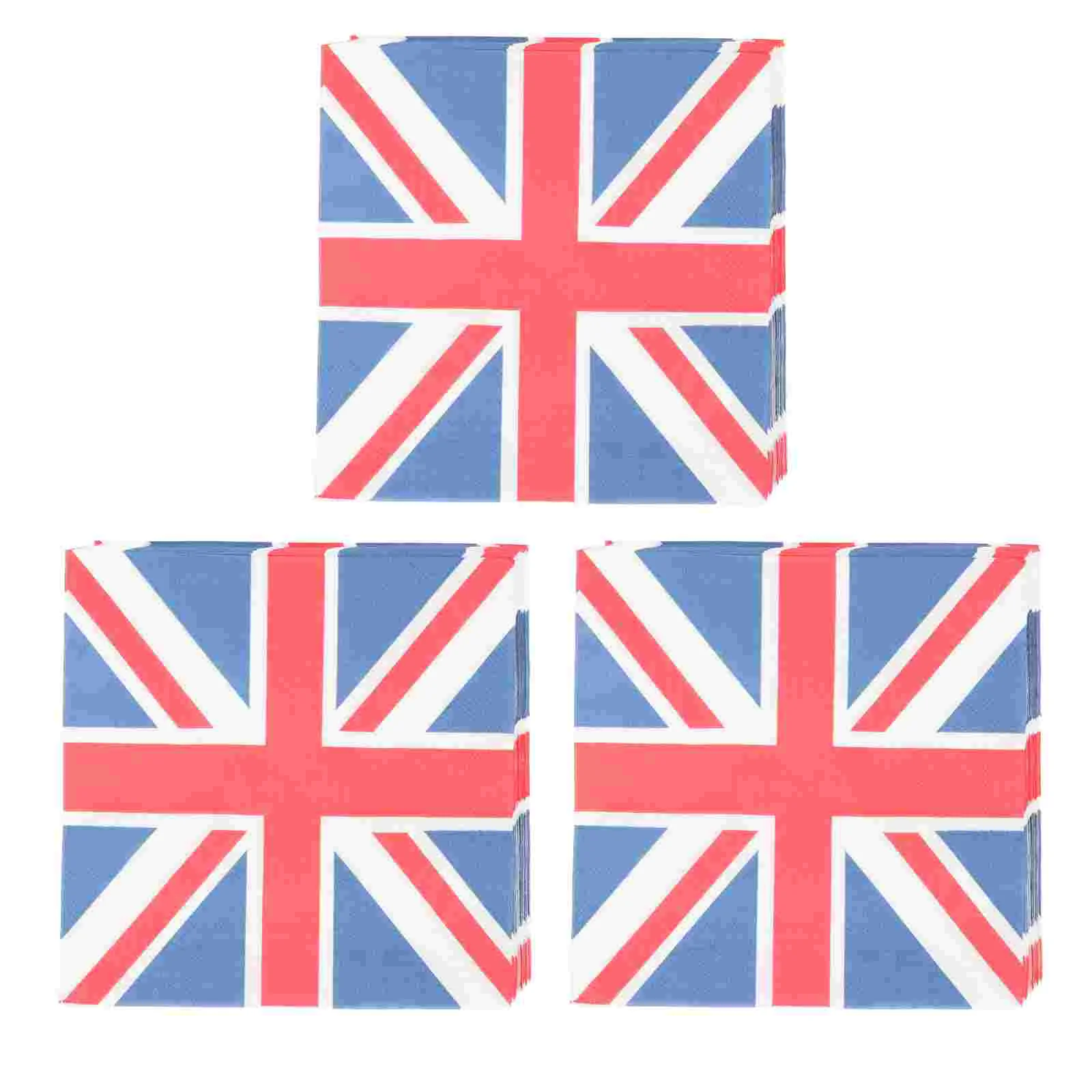 

Napkins Paper Party Jubilee Napkin Union Jack Flag Serviettes United Kingdom Cocktail Decorations Britain Uk Decorative Luncheon