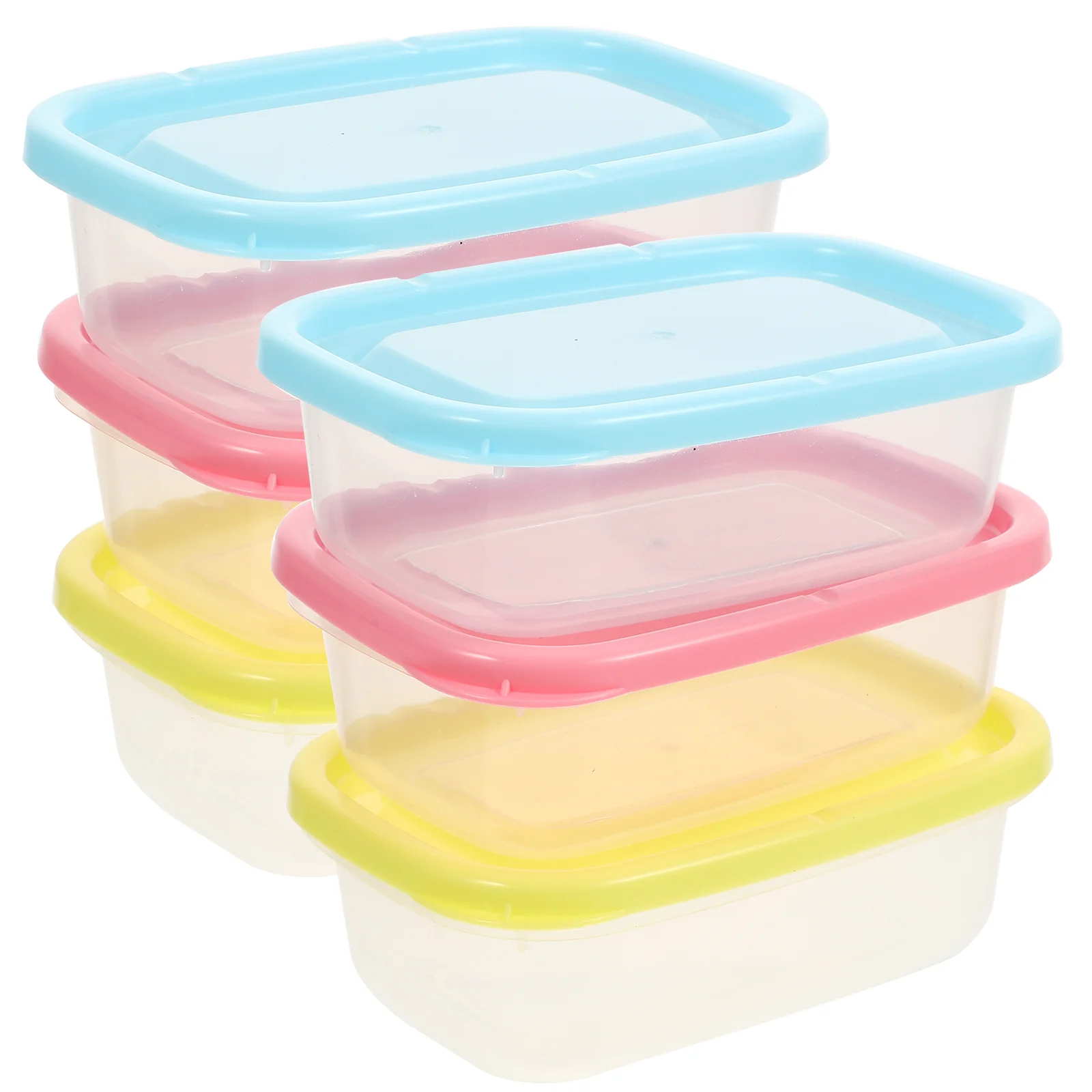 

6Pcs Containers With Lids Storage Containers Small Containers Small Boxes for Home Fridge Freezer