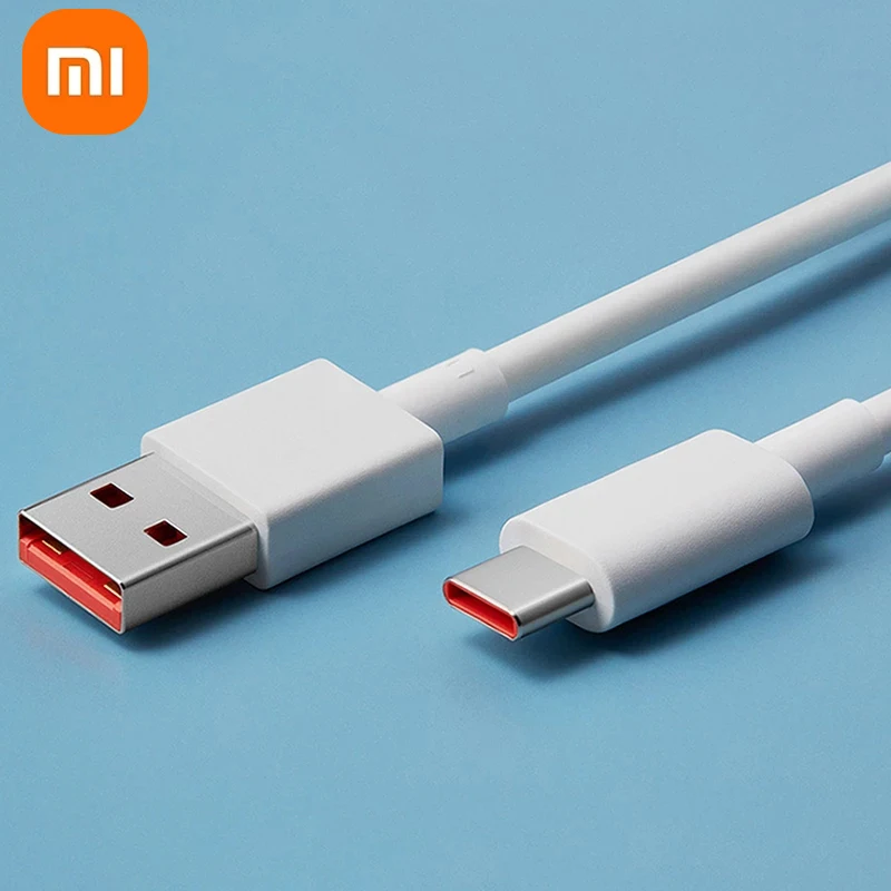 

Original Xiaomi 6A Usb Type C Cable Charger Turbo Fast Charging Xiaomi Mi 12 11 10 Pro 5G 9 Poco M3 X3 NFC Redmi Note10 K30s