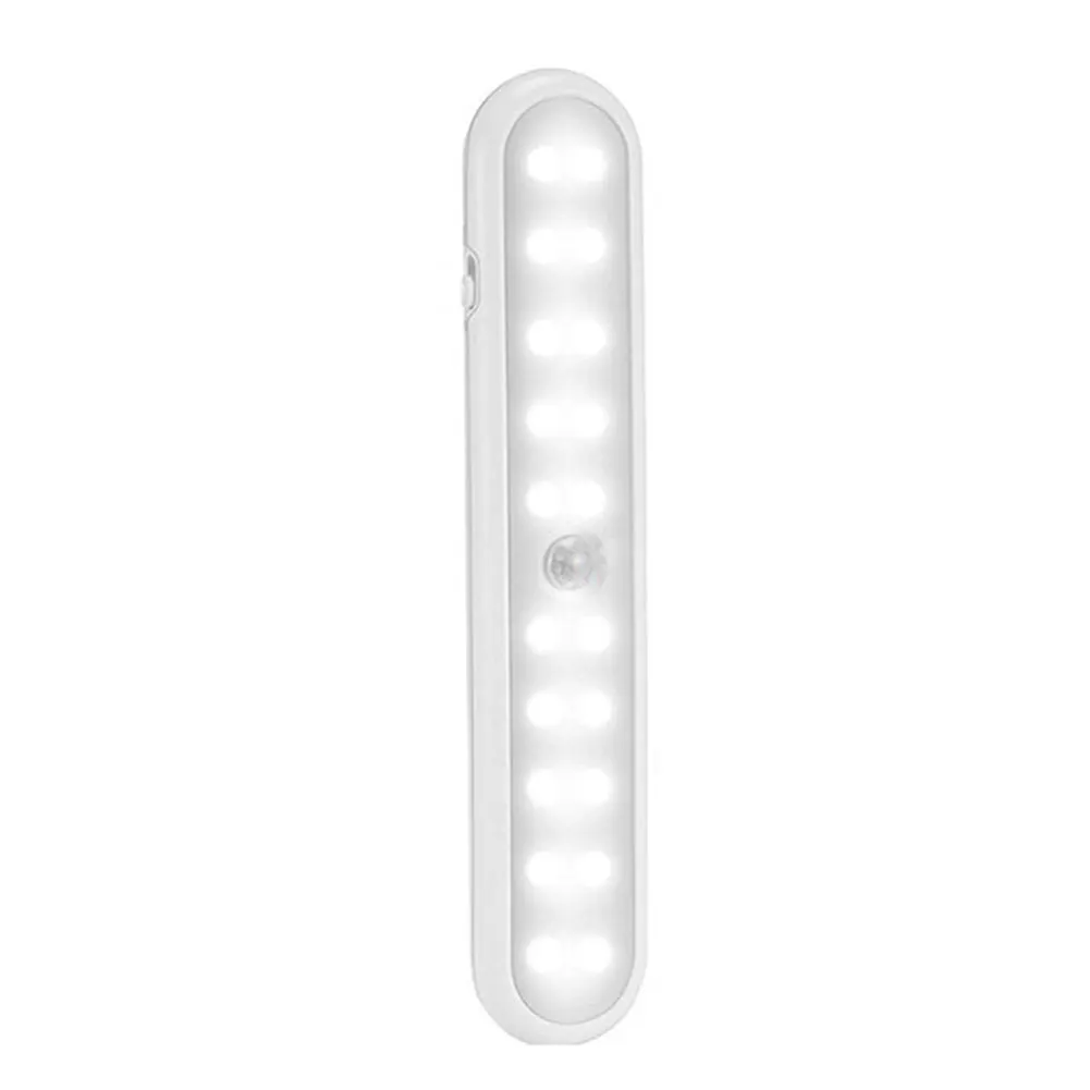 

20 LED Cupboard Auto On Off Under Cabinet Light Battery Operated Stick On Wardrobe Closet Bedroom ABS PIR Motion Sensor Wireless