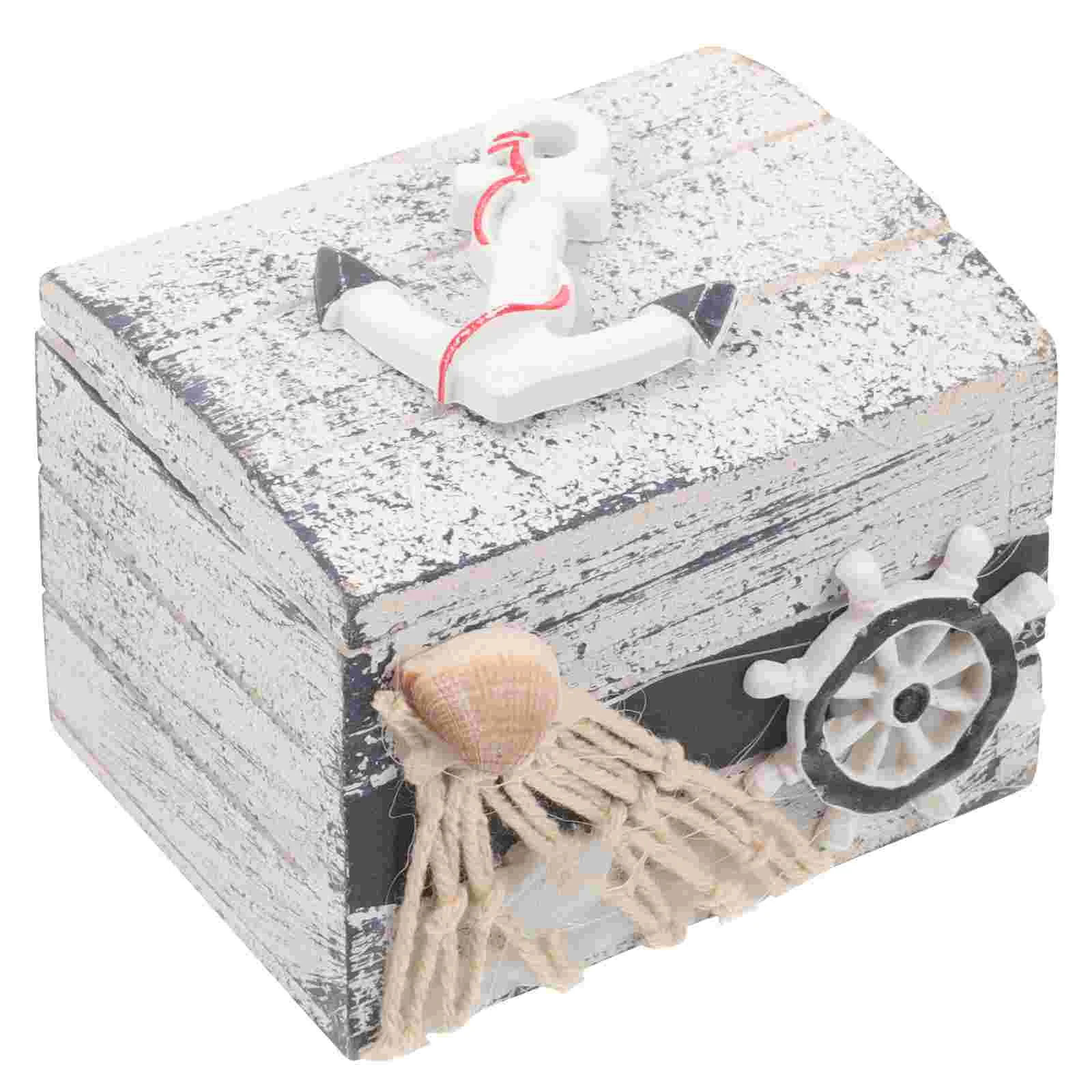 

Nautical Jewlery Case Wooden Jewelry Container Reusable Jewelry Holder Jewelry Supply