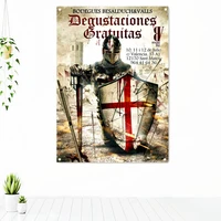 christ knightstemplar banners flag vintage crusaders posters wall art home decorwall hanging ornaments mural hd wallpapers t6