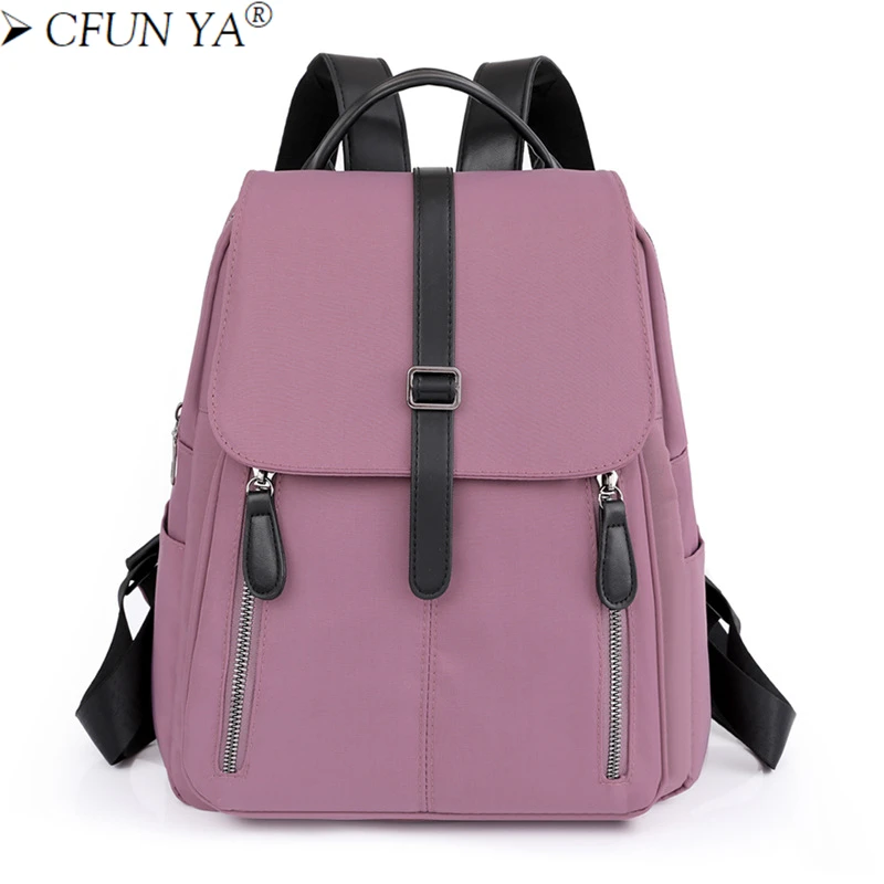 

CFUN YA New Oxford Women Bagpack Female Travel Backpack Teen Girl Schoolbag Handbag Anti-Theft Rucksack Mochilas Para Mujer Fall