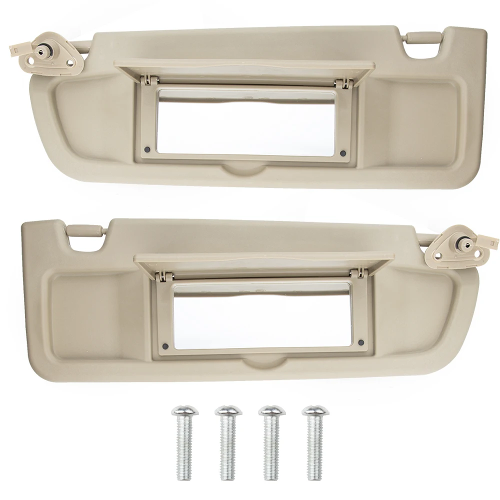 

Солнцезащитный козырек для водителя и пассажира для Honda Civic 2006-2010, козырек в сборе 83230-SNA-A01ZB, автомобильные аксессуары, бежевый, 1 пара/2 шт.