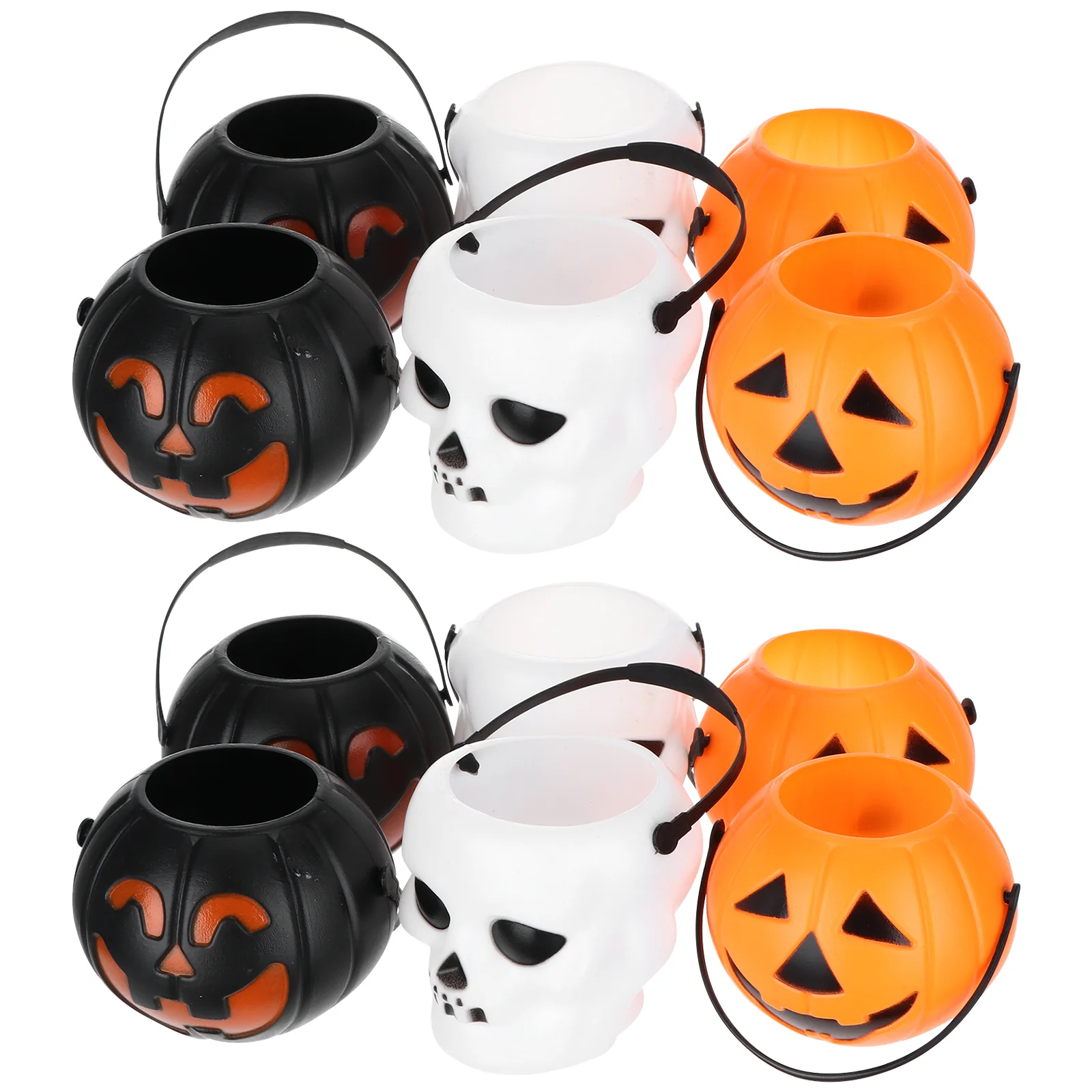 

Bucket Candypumpkin Holder Portable Treat Or Container Trick Buckets Party Mini Kidschildren Favors Lanternjack Ghost Basket