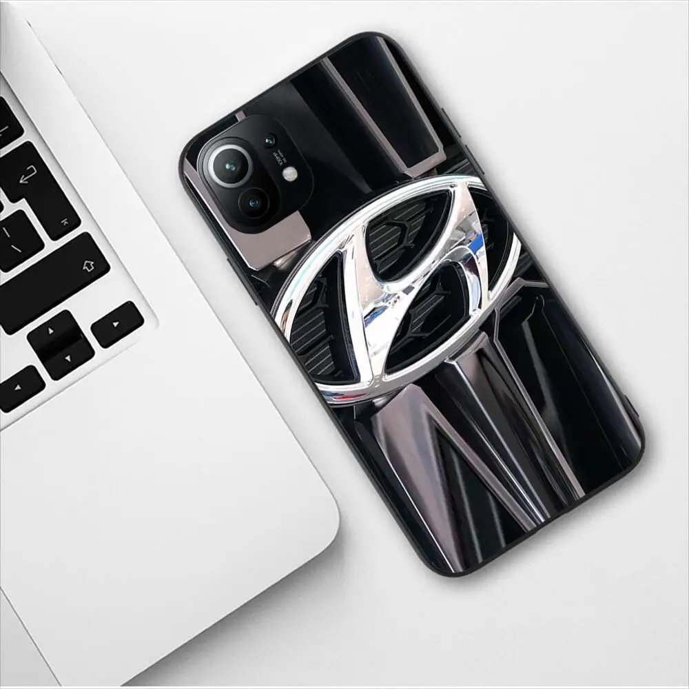Hyundai Motor Luxury Fashion Phone Case For Xiaomi 13 12 11T 9 11 10C 9T 8 9SE 11i Lite Ultra Note10 Poco F3 M4 M3 Pro New Cover